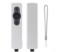 Coque en silicone pour télécommande Logitech Spotlight Texture antidérapante pour un meilleur contrôle et sécurité dans les présentations (blanc)