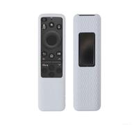 Coque en silicone pour télécommande TV Samsung BN59-01480A (Blanc) | Silicone absorbant les chocs, bouton complet pour l'accès, résistant aux rayures, protection contre les chutes, couleurs noir