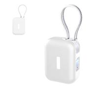 Coque en silicone pour Torras EasyGo Power Bank 45 W 10 000 mAh, coque de protection intégrale pour Torras Power Bank 45 W, découpes précises des ports (étui uniquement) blanc