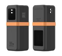 Coque en silicone pour Ugreen Nexode Power Bank (20 000 mAh 165 W), silicone épais de 1,5 mm, découpes précises, résistante aux rayures avec anneau de câble (Noir)