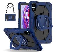 Coque En Silicone Pour Xiaomi Redmi Pad Pro, 12.1 Pouces, 2024, Poco Pad 12.1 ", Support De Tablette Pour Enfants, Coque Antichoc Avec Sangle Initiée-Rougemi Pad Pro 12.1-Navybleu Noir