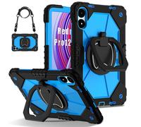 Coque En Silicone Pour Xiaomi Redmi Pad Pro, 12.1 Pouces, 2024, Poco Pad 12.1 ", Support De Tablette Pour Enfants, Coque Antichoc Avec Sangle Initiée-Rougemi Pad Pro 12.1-Noir Bleu