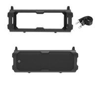 Coque en silicone pour Xiaomi Sound Party haut-parleur compatible Bluetooth, sac de transport de voyage avec bandoulière, housse de protection anti-rayures (noir)