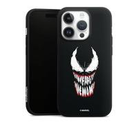 Coque en Silicone Premium Compatible avec Apple iPhone 14 Pro Etui Silicone Coque Souple Marvel Venom Produit sous Licence Officielle