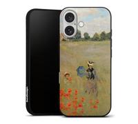 Coque en Silicone Premium Compatible avec Apple iPhone 16 Etui Silicone Coque Souple Peinture ¼uvre d'art Monet