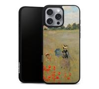 Coque en Silicone Premium Compatible avec Apple iPhone 16 Pro Max Etui Silicone Coque Souple Peinture ¼uvre d'art Monet