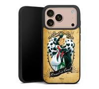 Coque en Silicone Premium Compatible avec Apple iPhone 17 Pro Etui Silicone Coque Souple 101 dalmatiens Cruella Produit sous Licence Officielle