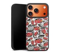 Coque en Silicone Premium Compatible avec Apple iPhone 17 Pro Etui Silicone Coque Souple Cars Disney Pixar Lightning Mcqueen 95