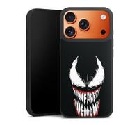 Coque en Silicone Premium Compatible avec Apple iPhone 17 Pro Etui Silicone Coque Souple Marvel Venom Produit sous Licence Officielle