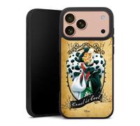 Coque en Silicone Premium Compatible avec Apple iPhone 17 Pro Max Etui Silicone Coque Souple 101 dalmatiens Cruella Produit sous Licence Officielle