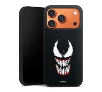 Coque en Silicone Premium Compatible avec Apple iPhone 17 Pro Max Etui Silicone Coque Souple Marvel Venom Produit sous Licence Officielle