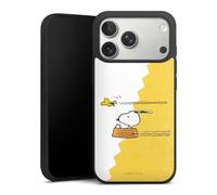 Coque en Silicone Premium Compatible avec Apple iPhone 17 Pro Max Etui Silicone Coque Souple Snoopy Peanuts Enfants
