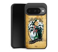 Coque en Silicone Premium Compatible avec Google Pixel 10 Etui Silicone Coque Souple 101 dalmatiens Cruella Produit sous Licence Officielle