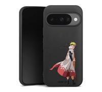 Coque en Silicone Premium Compatible avec Google Pixel 10 Pro Etui Silicone Coque Souple Naruto Shippuden Hokage Sensei
