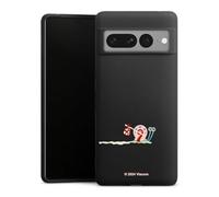 Coque en Silicone Premium Compatible avec Google Pixel 7 Pro Etui Silicone Coque Souple Gary Bob l'éponge Produit sous Licence Officielle