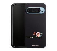 Coque en Silicone Premium Compatible avec Google Pixel 9 Pro XL Etui Silicone Coque Souple Gary Bob l'éponge Produit sous Licence Officielle
