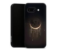 Coque en Silicone Premium Compatible avec Google Pixel 9A Etui Silicone Coque Souple Lune Pleine Lune Lumière