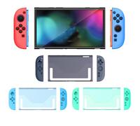Coque en silicone + protection d'écran pour console de jeu Switch 2 NS2, pour J-C0n TPU + PC (rouge bleu)