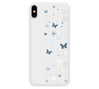 Coque en silicone renforcé imprimée compatible Apple iPhone XS Max Butterfly