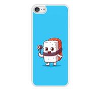 Coque en silicone renforcé imprimée compatible Apple iPod Touch 5 iPod Touch 6 Sushi happy