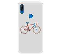 Coque en silicone renforcé imprimée compatible Huawei P Smart Z Bike color Hipster