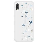 Coque en silicone renforcé imprimée compatible Huawei Y6 2019 Butterfly