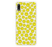 Coque en silicone renforcé imprimée compatible Huawei Y6 2019 Smiley
