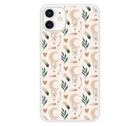 Coque en silicone renforcé imprimée compatible iPhone 12 Jardin des songes