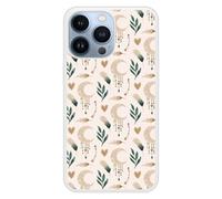 Coque en silicone renforcé imprimée compatible iPhone 13 Pro Jardin des songes
