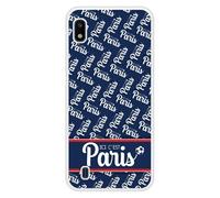 Coque en silicone renforcé imprimée compatible Samsung Galaxy A10 Ici c'est Paris
