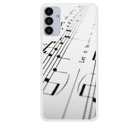 Coque en silicone renforcé imprimée compatible Samsung Galaxy A13 5G Partition de musique