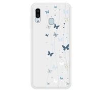 Coque en silicone renforcé imprimée compatible Samsung Galaxy A20 Butterfly