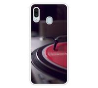 Coque en silicone renforcé imprimée compatible Samsung Galaxy A20 Platine