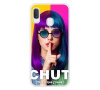 Coque en silicone renforcé imprimée compatible Samsung Galaxy A20e Chut