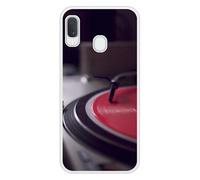 Coque en silicone renforcé imprimée compatible Samsung Galaxy A20e Platine