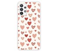 Coque en silicone renforcé imprimée compatible Samsung Galaxy A32 5G Lovely