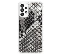 Coque en silicone renforcé imprimée compatible Samsung Galaxy A33 5G Texture Python