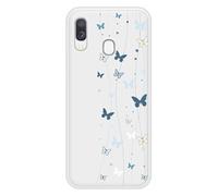 Coque en silicone renforcé imprimée compatible Samsung Galaxy A40 Butterfly