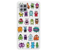 Coque en silicone renforcé imprimée compatible Samsung Galaxy A42 5G Alien