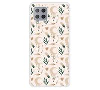 Coque en silicone renforcé imprimée compatible Samsung Galaxy A42 5G Jardin des songes