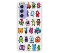 Coque en silicone renforcé imprimée compatible Samsung Galaxy A54 5G Alien