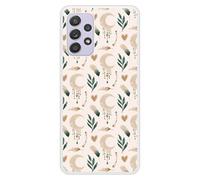 Coque en silicone renforcé imprimée compatible Samsung Galaxy A72 4G Jardin des songes