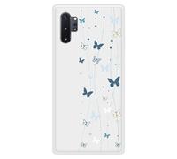 Coque en silicone renforcé imprimée compatible Samsung Galaxy Note 10 Plus Butterfly
