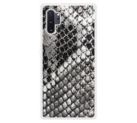 Coque en silicone renforcé imprimée compatible Samsung Galaxy Note 10 Plus Texture Python