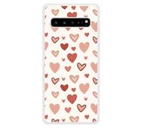 Coque en silicone renforcé imprimée compatible Samsung Galaxy S10 5G Lovely