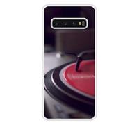 Coque en silicone renforcé imprimée compatible Samsung Galaxy S10 Platine