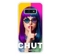 Coque en silicone renforcé imprimée compatible Samsung Galaxy S10e Chut