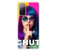 Coque en silicone renforcé imprimée compatible Samsung Galaxy S20 FE Chut