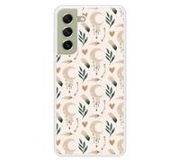 Coque en silicone renforcé imprimée compatible Samsung Galaxy S21 FE Jardin des songes