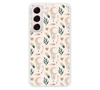Coque en silicone renforcé imprimée compatible Samsung Galaxy S22 Jardin des songes